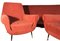Lounge Set with a Curved Sofa by Gigi Radice for Minotti, Set of 3 4
