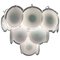 Disc Murano Chandeliers from Vistosi, 1970s, Set of 4 1