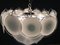 Disc Murano Chandeliers from Vistosi, 1970s, Set of 4 2