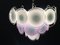 Lámparas de araña de cristal de Murano de Vistosi, años 70. Juego de 4, Imagen 2