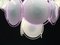 Lámparas de araña de cristal de Murano de Vistosi, años 70. Juego de 4, Imagen 7