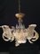 Gold Royal Chandelier by Barovier & Toso, 1980s 6