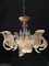 Gold Royal Chandelier by Barovier & Toso, 1980s, Image 6