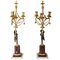 Candelabri in bronzo e bronzo dorato, XVIII secolo, set di 2, Immagine 1