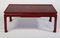 Square Red Lacquered Coffee Table, Image 2