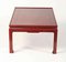 Square Red Lacquered Coffee Table 5