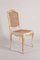 19th Century French Ivory-Painted & Parcel-Gilt Chairs, Set of 6 3