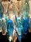 Sapphire-Colored Murano Glass Poliedri Chandeliers in the Style Carlo Scarpa, Set of 2, Image 10