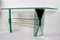 Mid-Century Console Table with Brass Support Attributed to Fontana Arte, Image 9