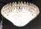 Large Poliedri Murano Glass Ceiling Light or Chandelier 8