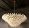 Large Poliedri Murano Glass Ceiling Light or Chandelier 7