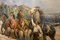 Großes Gemälde mit Rennpferden und jungen Jockeys, 1920 7