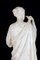 Neoclassical Alabaster Marble Sculpture of Vestal, 1870, Image 10