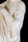 Neoklassizistische Vestal Alabaster Marmorskulptur, 1870 12