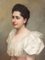 Gracioso retrato de la condesa de Carrobio al pastel sobre lienzo, 1910, Imagen 4
