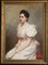 Graceful Portrait of the Countess Carrobio Pastel on Canvas, 1910 1