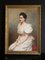 Graceful Portrait of the Countess Carrobio Pastel on Canvas, 1910, Image 9