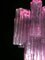 Lampadario Tronchi in vetro di Murano rosa di Toni Zuccheri per Venini, anni '70, Immagine 12
