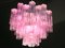 Pink Tronchi Murano Glass Chandelier by Toni Zuccheri for Venini, 1970s, Image 11