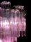 Pink Tronchi Murano Glass Chandelier by Toni Zuccheri for Venini, 1970s 18