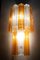 Mid-Century Amber and Clear Murano Glass Sconce 5