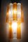 Mid-Century Amber and Clear Murano Glass Sconce, Image 5