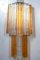 Mid-Century Amber and Clear Murano Glass Sconce, Image 6