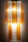 Mid-Century Amber and Clear Murano Glass Sconce 4