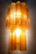 Mid-Century Amber and Clear Murano Glass Sconce 10