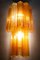 Mid-Century Amber and Clear Murano Glass Sconce, Image 10