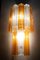 Mid-Century Amber and Clear Murano Glass Sconce, Image 2
