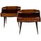 Tables de Chevet dans le Style de Paolo Buffa, 1950s, Set de 2 1