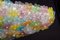 Large Venetian Multi-Colored Glass Flower Ceiling Light, 1960 7