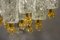 Glass Block & Gold Tulip Sconces from Barovier & Toso, 1940, Set of 2, Image 8