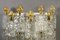 Glass Block & Gold Tulip Sconces from Barovier & Toso, 1940, Set of 2 5