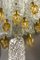 Glass Block & Gold Tulip Sconces from Barovier & Toso, 1940, Set of 2 10