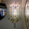 Glass Block & Gold Tulip Sconces from Barovier & Toso, 1940, Set of 2 7