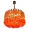 Coral Triedi Crystal Prism Chandelier 1