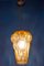 Lampes à Suspension ou Lanternes en Verre de Murano Couleur Ambre, 1970s, Set de 2 7
