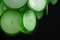 Grüne Murano Glas Kronleuchter, 1970er 8