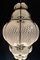 Venetian Lantern in Murano Reticello Glass, 1940s, Image 2