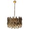 Gray Polyedri Murano Glass Chandelier 2