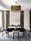 Gray Polyedri Murano Glass Chandelier 3