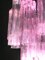 Pink Tronchi Murano Glass Chandeliers, 1970s, Set of 2 11