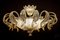 Venetian Murano Glass Chandelier or Ceiling Light, 1970 3