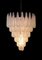 Lámparas de araña italianas grandes de cristal de Murano con 52 pétalos, años 70. Juego de 2, Imagen 10