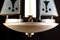 Art Deco Kronleuchter aus Chrom & Muranoglas für Pietro Chiesa für Fontana Arte 7