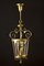 Italian Art Deco Brass Lantern or Pendant, 1940s 4
