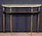 Mid-Century Oval Shaped Gilt Bronze Console Table Italy, 1950, Image 4