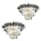 Murano Palmette Chandeliers, 1970s, Set of 2 1